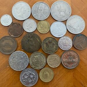Assorted World Coins Collection